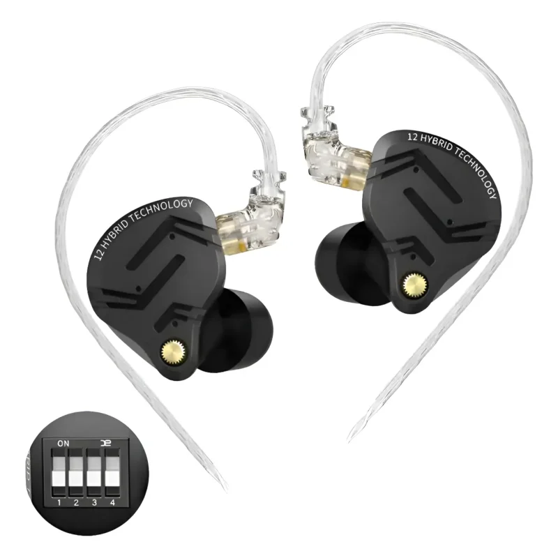 KZ ZS12 Pro Tuning com Case
